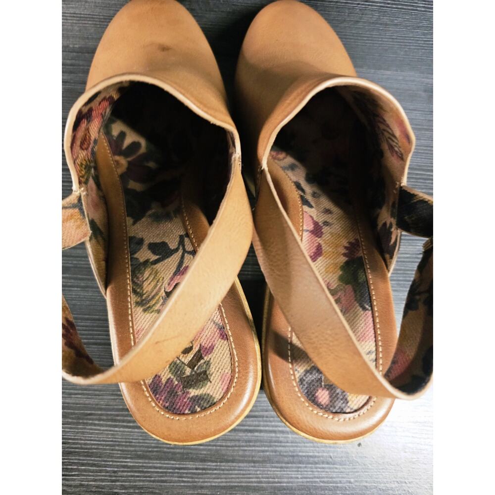 Korks Soho Clog Mules Womems Sz 11 Brown Platform KR0024016 CBUJ24 - Picture 7 of 10